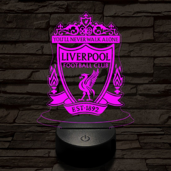 Liverpool 3D led lámpa