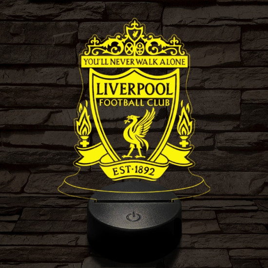 Liverpool 3D led lámpa
