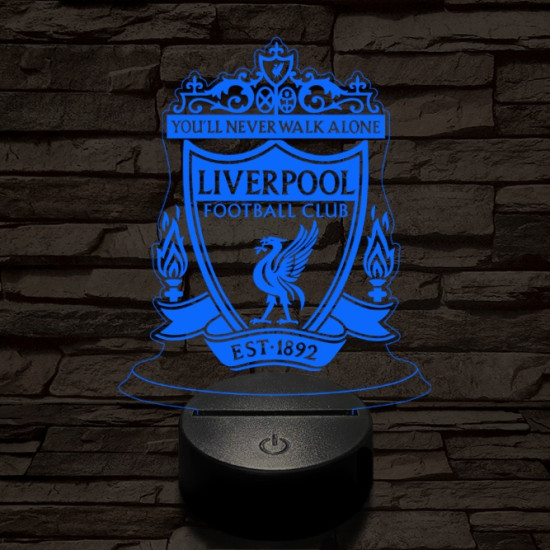 Liverpool 3D led lámpa