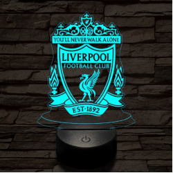 Liverpool 3D led lámpa