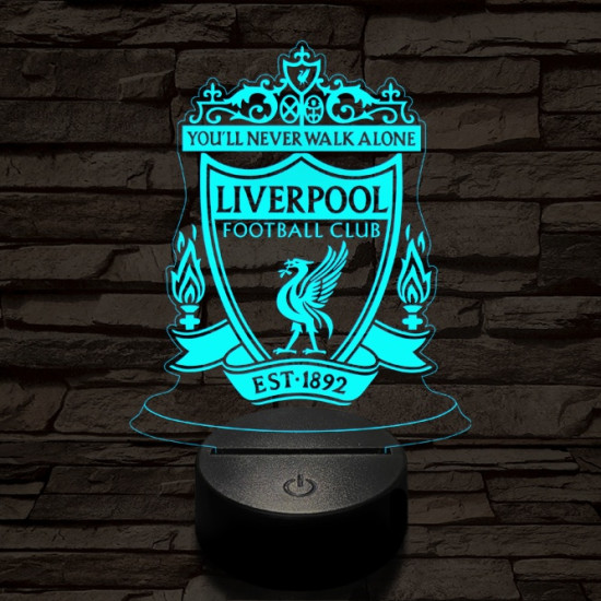 Liverpool 3D led lámpa