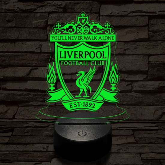 Liverpool 3D led lámpa