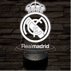 Real Madrid CF 3D led lámpa