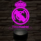 Real Madrid CF 3D led lámpa