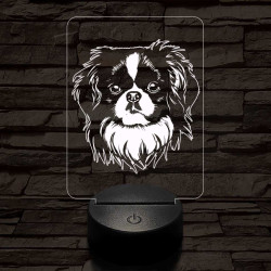 Japán csin 7 színű 3D led lámpa