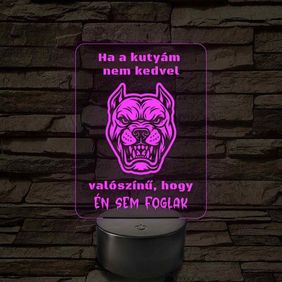 Ha a kutyám nem kedvel – 7 színű, színváltós LED lámpa