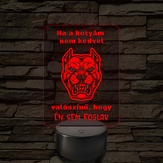 Ha a kutyám nem kedvel – 7 színű, színváltós LED lámpa