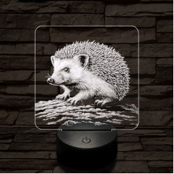 Süni kapaszkodik 7 színű valósághű 3D led lámpa