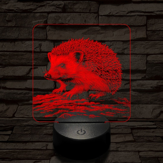 Süni kapaszkodik 7 színű valósághű 3D led lámpa