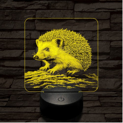 Süni kapaszkodik 7 színű valósághű 3D led lámpa