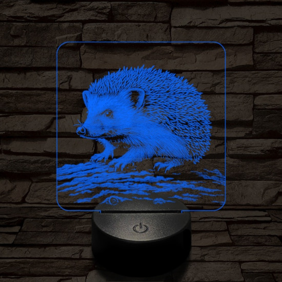 Süni kapaszkodik 7 színű valósághű 3D led lámpa