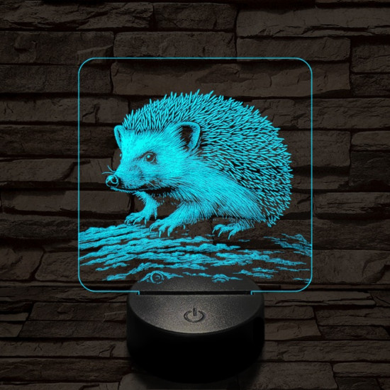 Süni kapaszkodik 7 színű valósághű 3D led lámpa