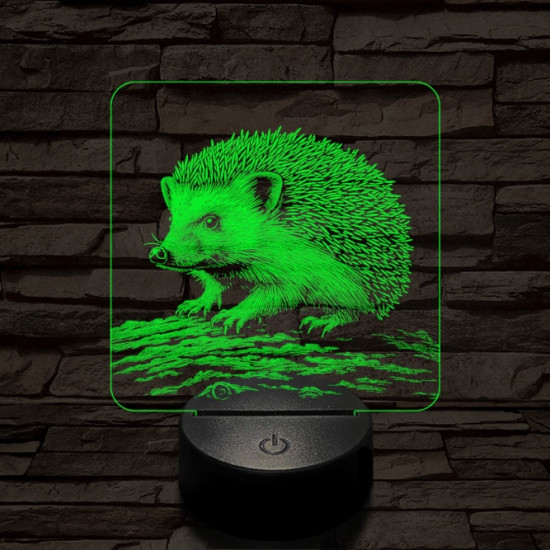 Süni kapaszkodik 7 színű valósághű 3D led lámpa