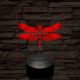 A szitakötő ruhája 7 színű valósághű 3D led lámpa