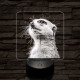 Timon mereng 7 színű valósághű 3D led lámpa