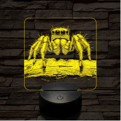 Ugrópók 7 színű valósághű 3D led lámpa