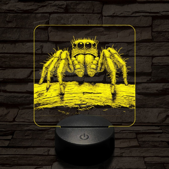 Ugrópók 7 színű valósághű 3D led lámpa