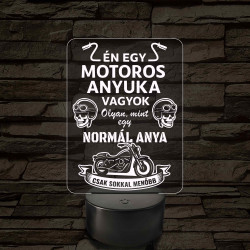 Motoros anyuka - 7 színű, színváltós 3D led lámpa