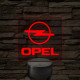 Opel logó – 7 színű, színváltós LED lámpa
