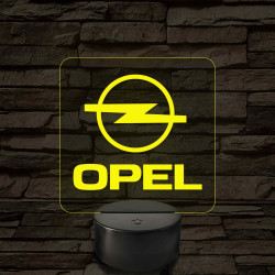 Opel logó – 7 színű, színváltós LED lámpa