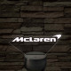 McLaren logó – 7 színű, színváltós LED lámpa
