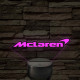 McLaren logó – 7 színű, színváltós LED lámpa