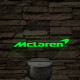 McLaren logó – 7 színű, színváltós LED lámpa