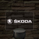 Skoda logó – 7 színű, színváltós LED lámpa