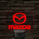 Mazda logó – 7 színű, színváltós LED lámpa