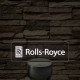 Rolls-Royce logó – 7 színű, színváltós LED lámpa