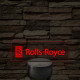 Rolls-Royce logó – 7 színű, színváltós LED lámpa
