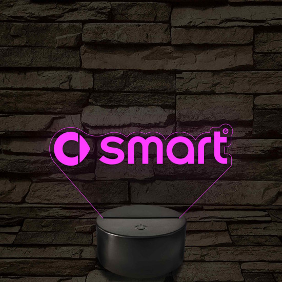 Smart logó – 7 színű, színváltós LED lámpa