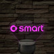 Smart logó – 7 színű, színváltós LED lámpa