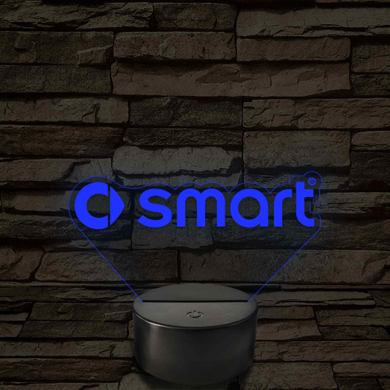 Smart logó – 7 színű, színváltós LED lámpa