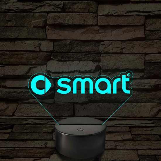 Smart logó – 7 színű, színváltós LED lámpa