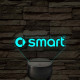 Smart logó – 7 színű, színváltós LED lámpa