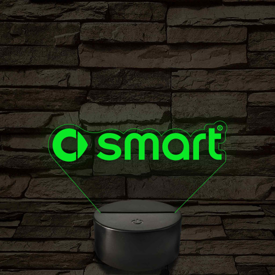 Smart logó – 7 színű, színváltós LED lámpa