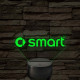 Smart logó – 7 színű, színváltós LED lámpa