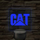 Caterpillar logó – 7 színű, színváltós LED lámpa
