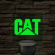 Caterpillar logó – 7 színű, színváltós LED lámpa