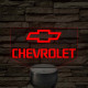 Chevrolet logó – 7 színű, színváltós LED lámpa
