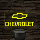 Chevrolet logó – 7 színű, színváltós LED lámpa