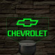 Chevrolet logó – 7 színű, színváltós LED lámpa