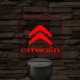 Citroën logó – 7 színű, színváltós LED lámpa