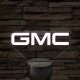 GMC logó – 7 színű, színváltós LED lámpa