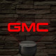GMC logó – 7 színű, színváltós LED lámpa