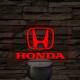 Honda logó – 7 színű, színváltós LED lámpa