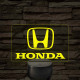 Honda logó – 7 színű, színváltós LED lámpa