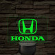 Honda logó – 7 színű, színváltós LED lámpa