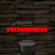 Hummer logó – 7 színű, színváltós LED lámpa